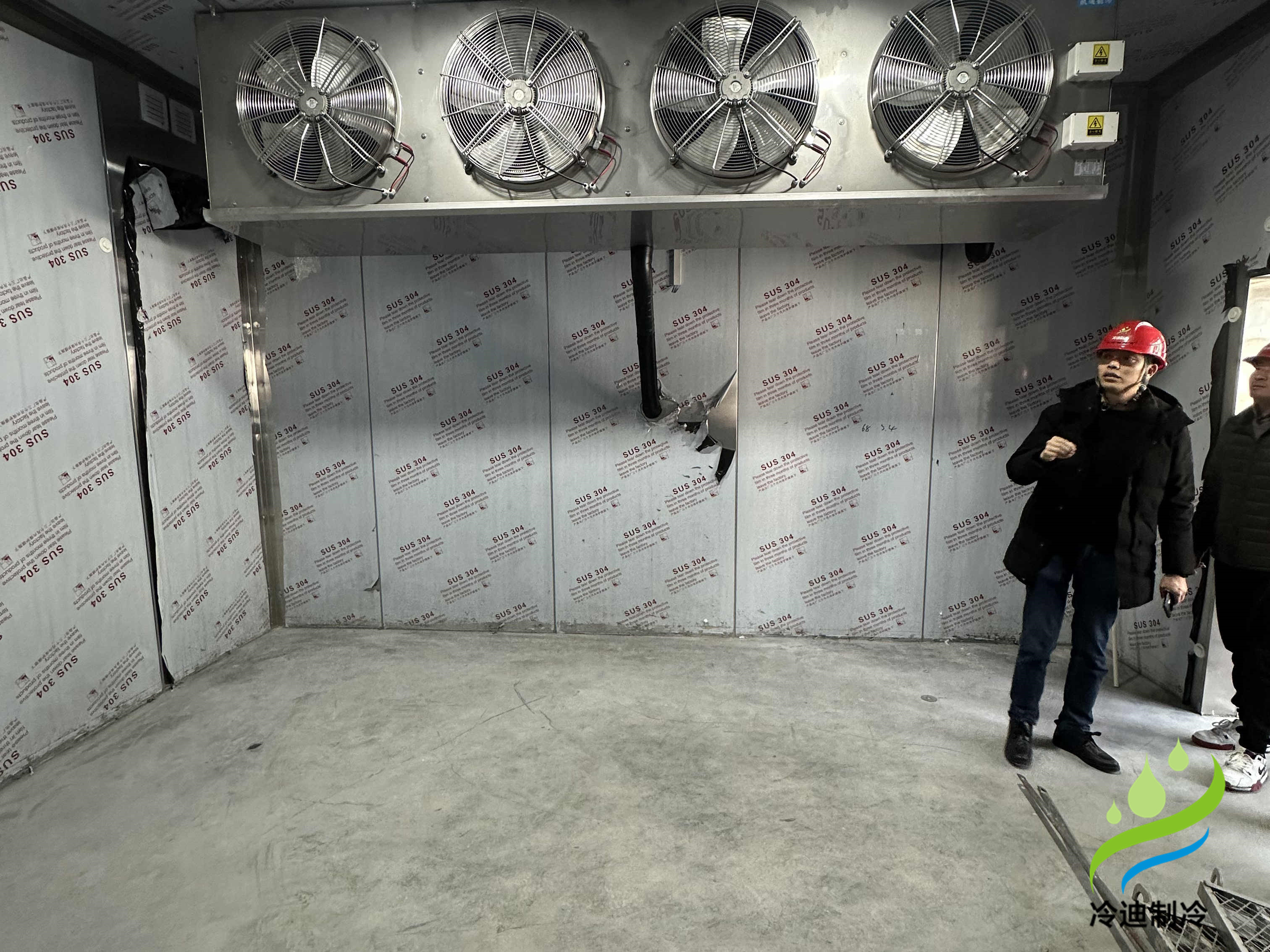 上海奉賢中央廚房冷庫(kù)建造案例速凍冷庫(kù)